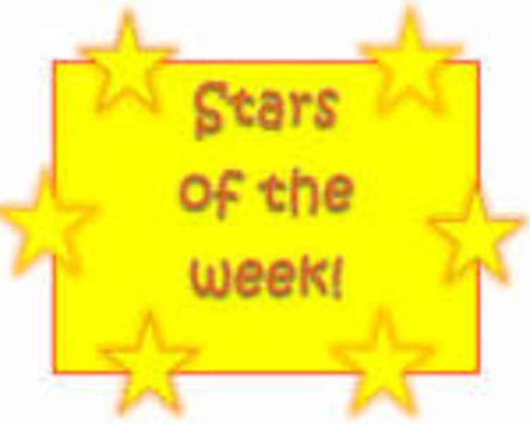 Image of Our Stars of the Week 12/03/20